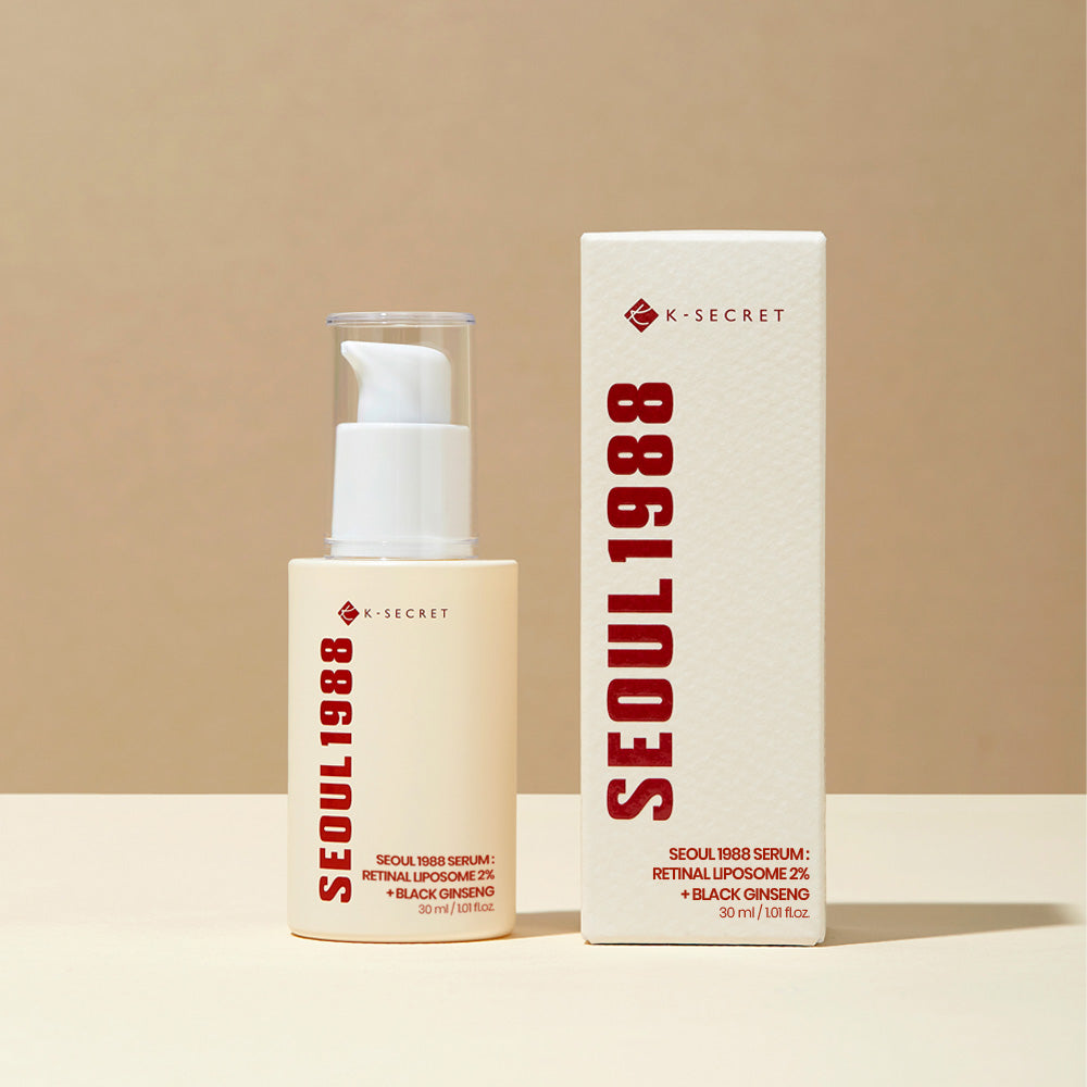 K-SECRET SEOUL 1988 Serum : Retinal Liposome 2% + Black Ginseng 30ml
