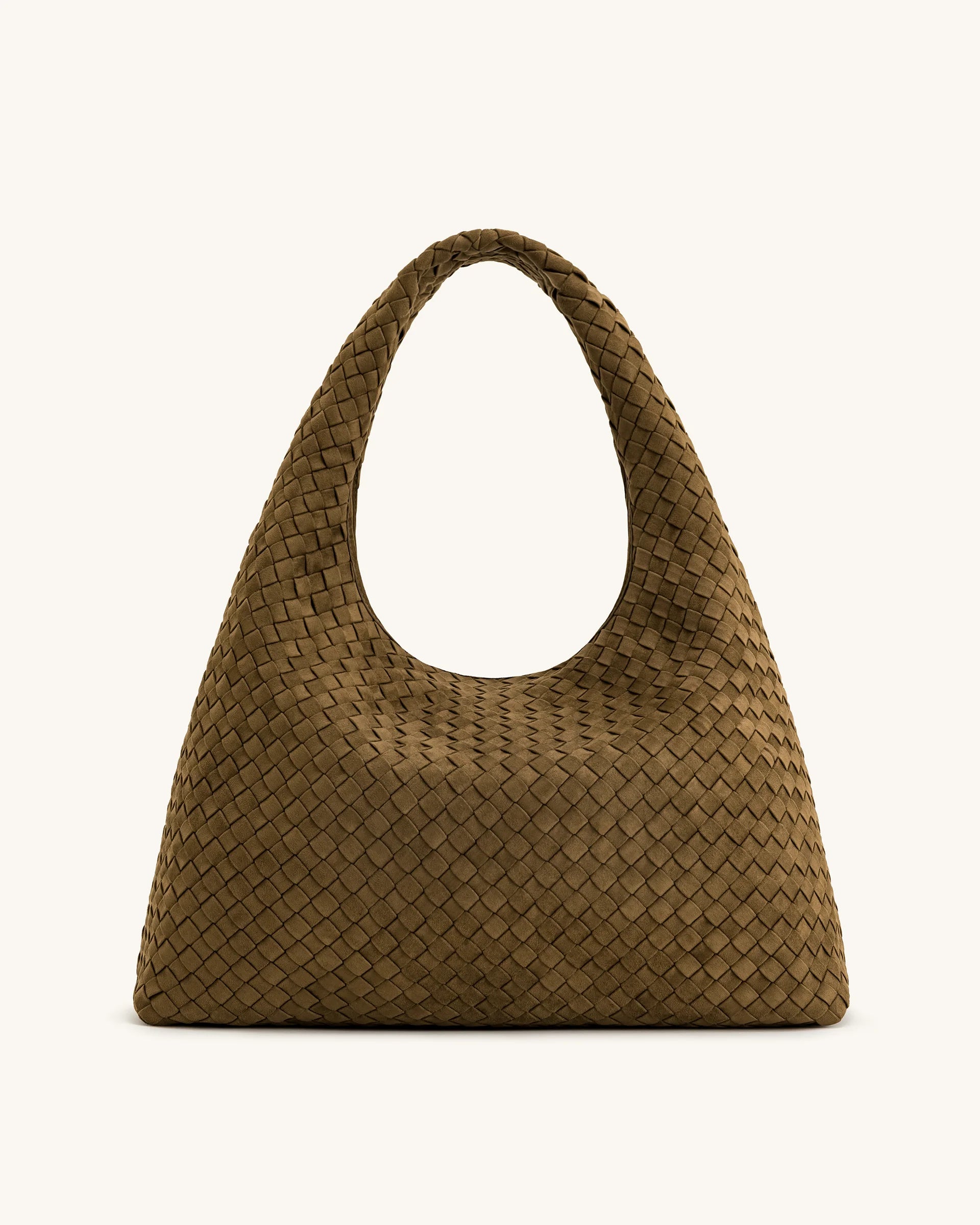 JWPEI Laura Faux Suede Woven Shoulder Bag