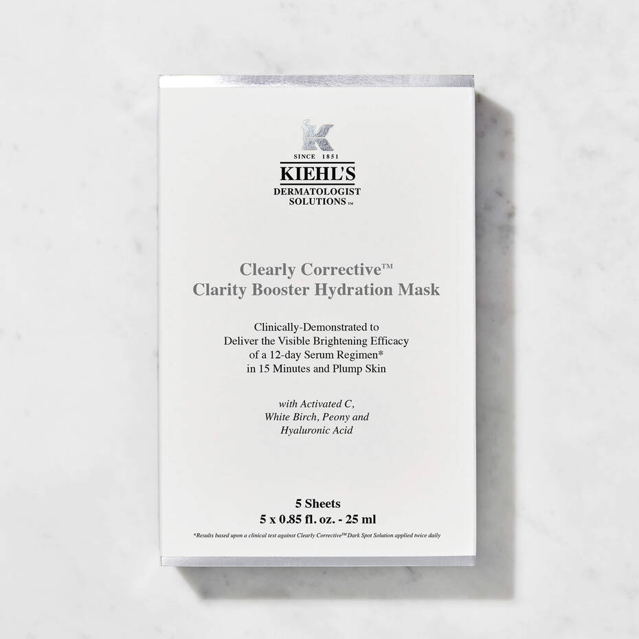 KIEHL'S clearly corrective clarity booster hydration mask (single sheet)