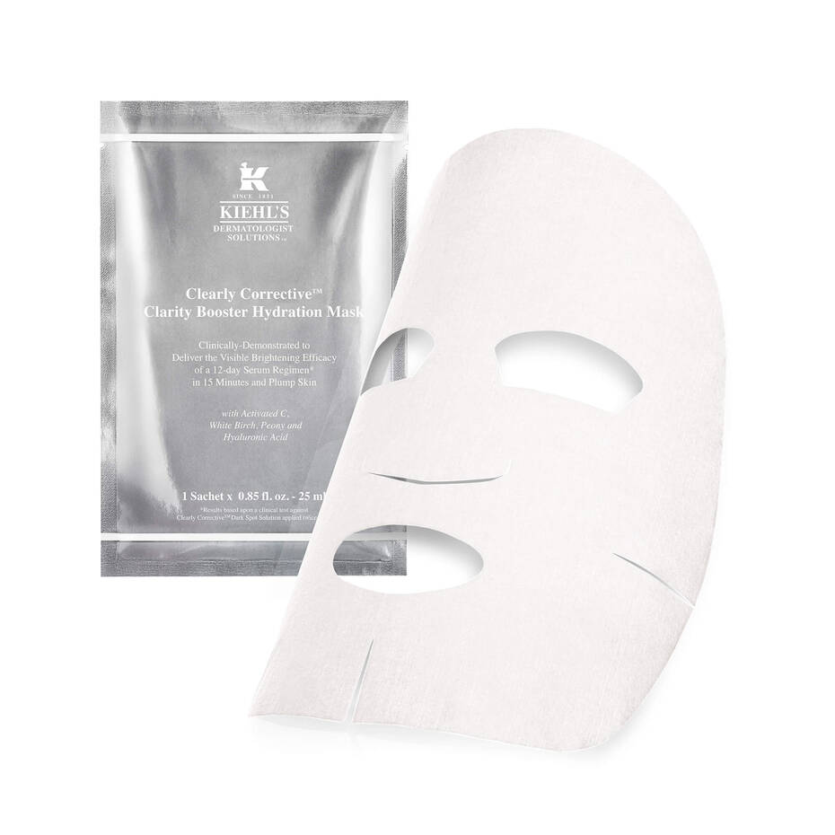 KIEHL'S clearly corrective clarity booster hydration mask (single sheet)