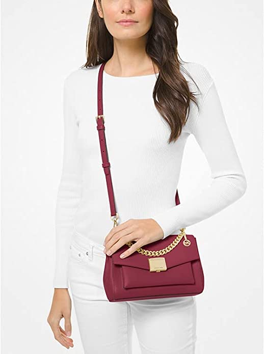 Michael Michael Kors Lita Medium Leather Crossbody Bag