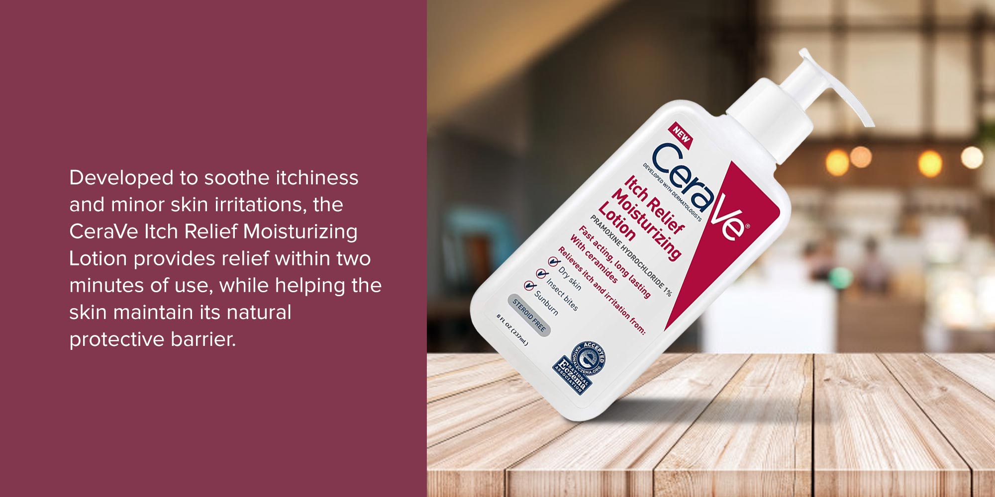 Cerave Moisturizing Itch Relief Lotion