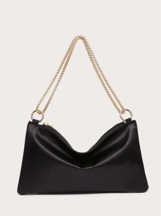 Satin Ring Linked Bag