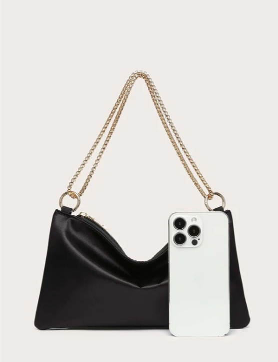 Satin Ring Linked Bag