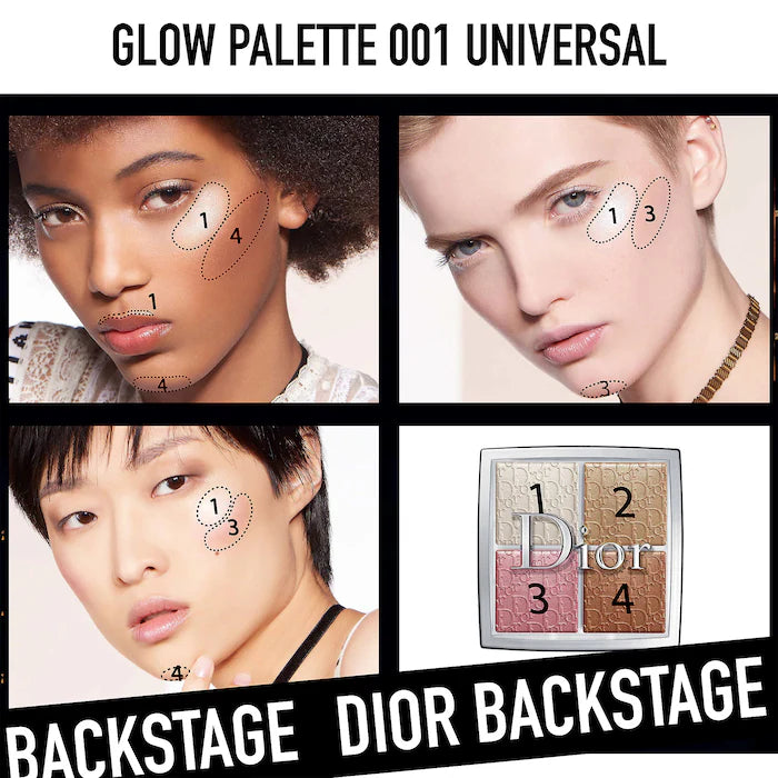 Backstage glow face palette