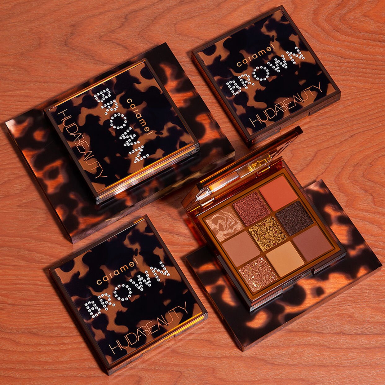 Huda Beauty Brown Obsessions Eyeshadow Palette, Caramel 7.5g