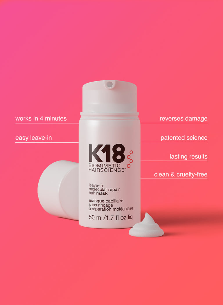 K18 - Hair Leave-In Molecular Repair Hair Mask, 50ML